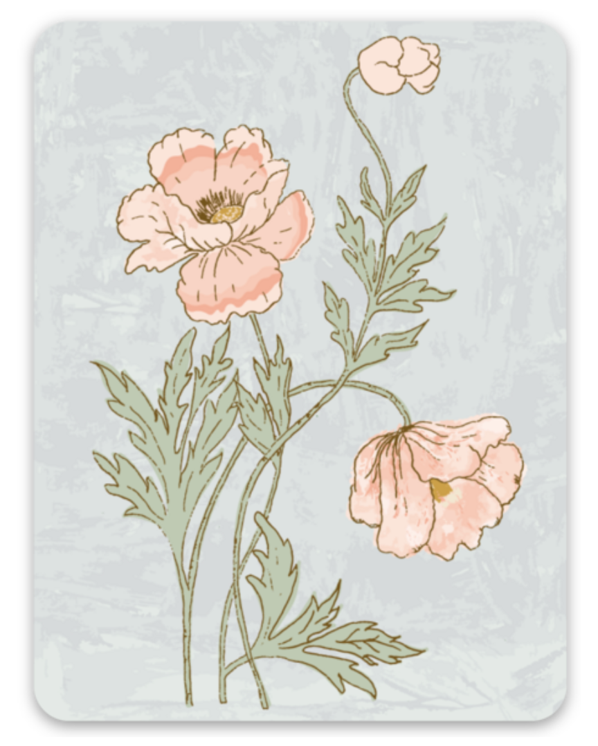 Pink and Light Green Flowers