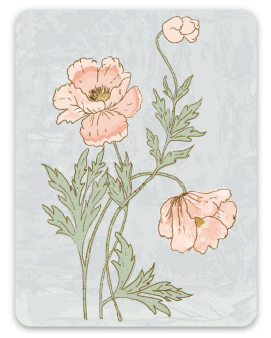 Pink and Light Green Flowers