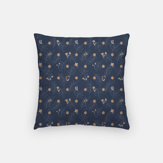 Navy Artisan Pillow Case 16 Inch