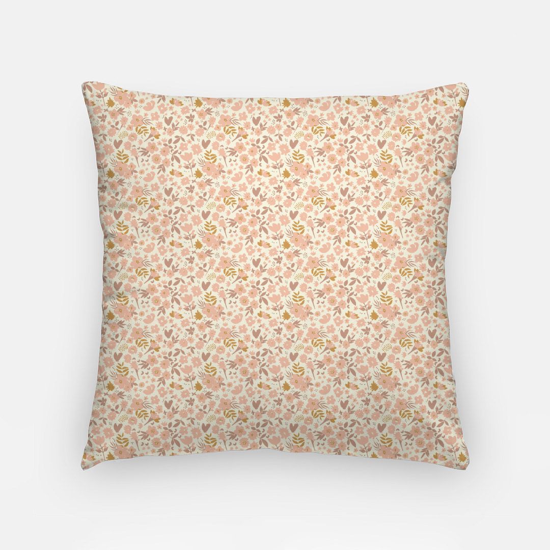 Flower Artisan Pillow Case 18 Inch