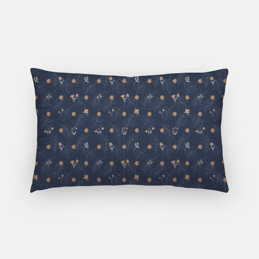 Navy Artisan Pillow Case Lumbar