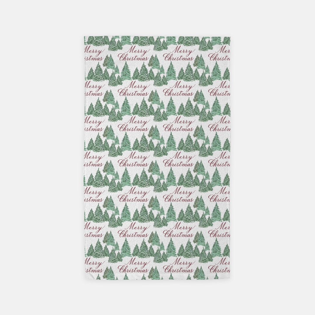 Merry Christmas Hand Towel (15" x 25")