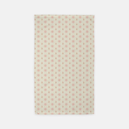 Pink Flower and Paisley Hand Towel (15" x 25")